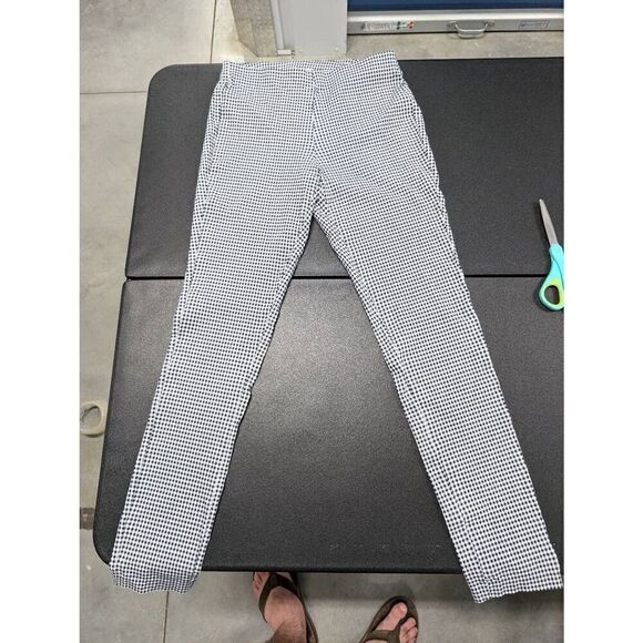 Michael Kors Gingham Pull on Stretch Trouser Pants Small - Picture 5 of 8